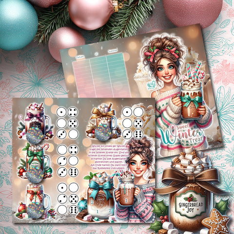 Klappkarte Sparchallenge "Winter Treat"