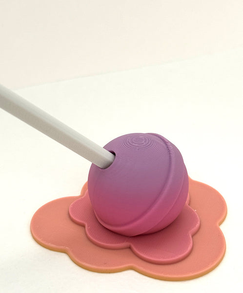 Rubbelhilfe mit Ständer "LOLLIPOP" - verschiedene Farben