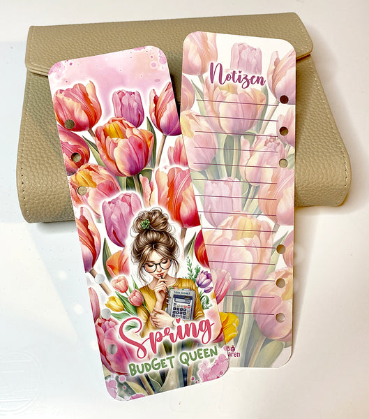 Tab / Binder-Lesezeichen "Spring Budget Queen"