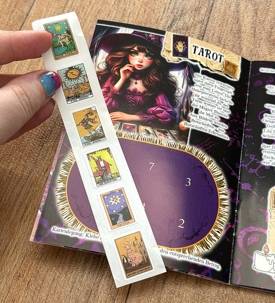 Spar-Journal "Little Book of Witchcraft" (Sparspiel & Sparchallenge Büchlein mit 20 Seiten)