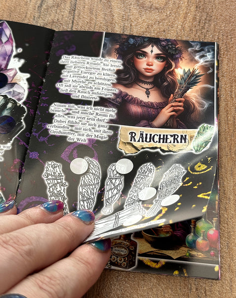 Spar-Journal "Little Book of Witchcraft" (Sparspiel & Sparchallenge Büchlein mit 20 Seiten)