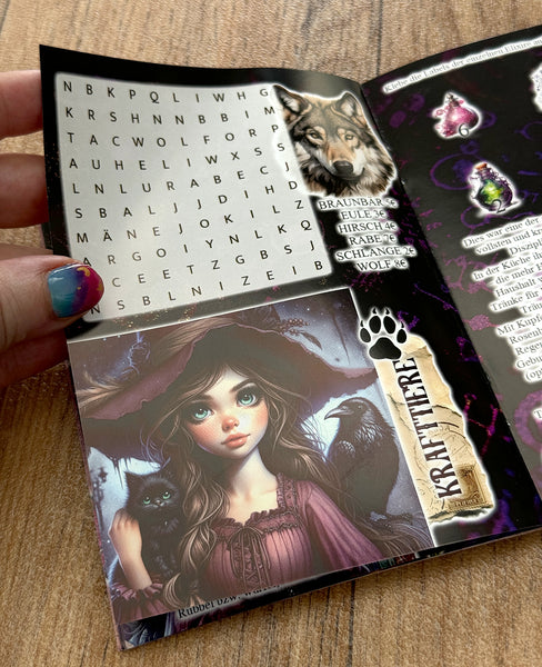Spar-Journal "Little Book of Witchcraft" (Sparspiel & Sparchallenge Büchlein mit 20 Seiten)