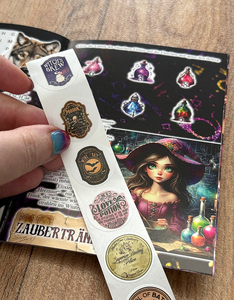 Spar-Journal "Little Book of Witchcraft" (Sparspiel & Sparchallenge Büchlein mit 20 Seiten)