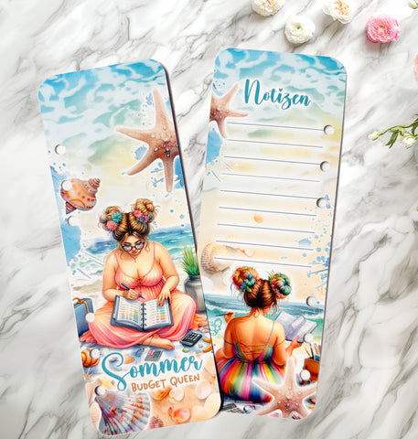 Tab / Binder-Lesezeichen "Sommer Budget Queen"