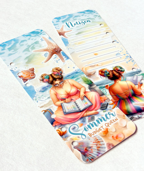 Tab / Binder-Lesezeichen "Sommer Budget Queen"