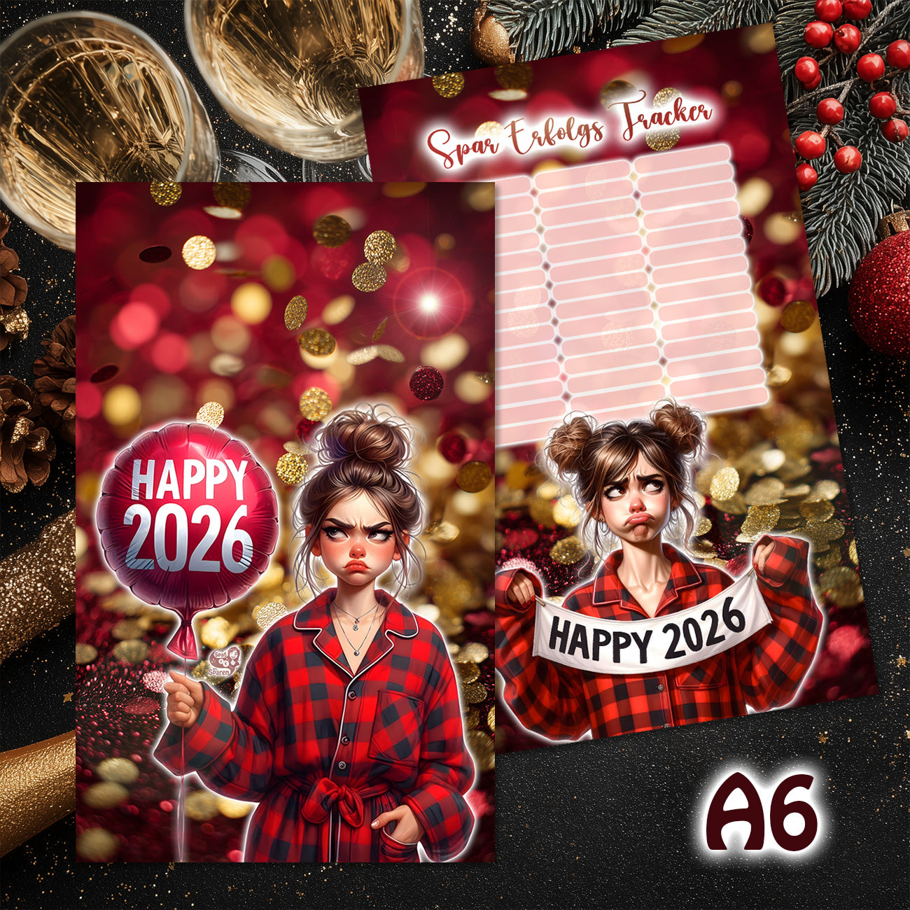 Trennblatt / Dashboard A6 "Welcome 2026"