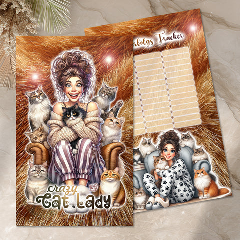 Trennblatt / Dashboard "Crazy Cat Lady"