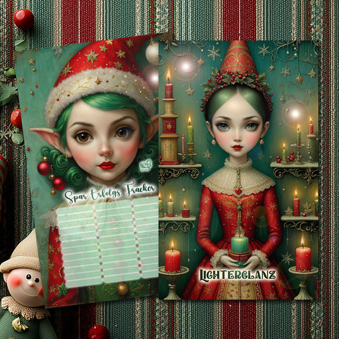 Trennblatt / Dashboard A6 "Lichterglanz"