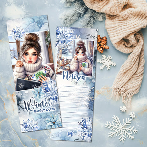 Tab / Binder-Lesezeichen "Winter Budget Queen"