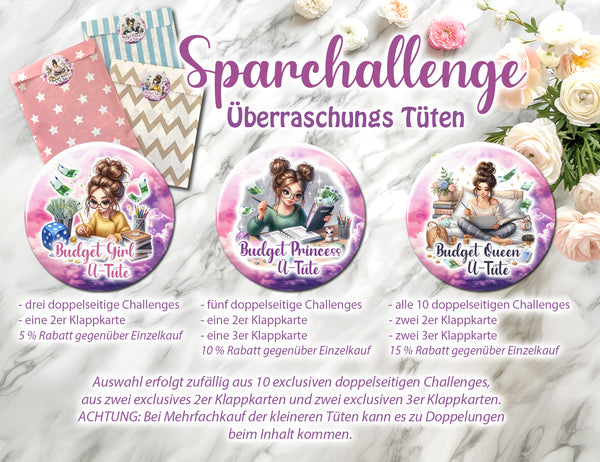 NEU Überraschungs-Tüten 2026 "Budget Girl" "Budget Princess" & "Budget Queen"