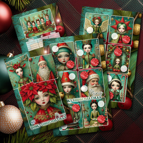 Mini Jahreschallenge "Quirky Christmas Folks"
